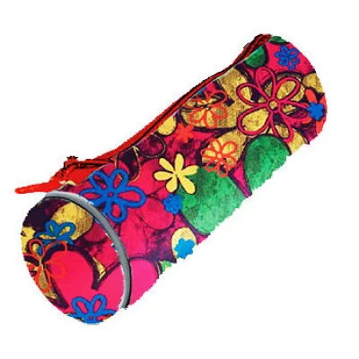 Пенал-тубус 210*65 ткань "Яркие цветочки" ПЧЕЛКА ПТ-01 703890