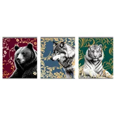 Тетрадь А5 48л "Дикие звери" КанцЭксмо ТКФ489209