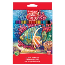 Карандаши 18цв ERICH KRAUSE "Морское дно" карт упак 32879 095859