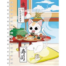 БЛОКНОТ ТОЧКАБУК Little. КОТИК И СУШИ 467-0-159-13985-0