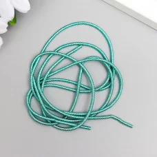 Канитель мягкая, фигурная, 2 мм, матовый, морская волна 5 гр 5152699