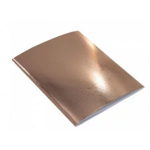 Тетрадь 48л. А5 клетка Alingar "Gold metallic" скрепка 1шт AL12403