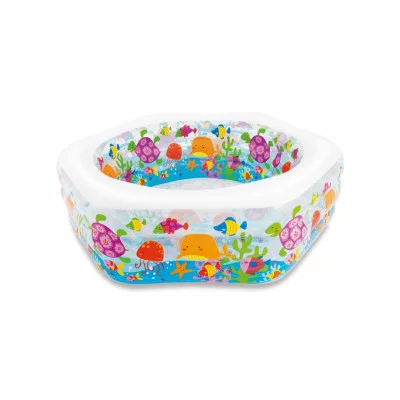 Бассейн Аквариум с надувным дном (191*178*61) 56493