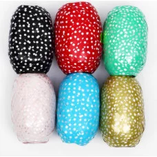 Лента упаковочная с рисунком (фасовка 6шт) 0,5 см х 10 м, цвета МИКС 2951996