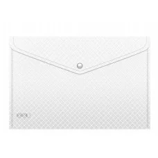 Папка-конверт на кнопке пластиковая ErichKrause Clear Rhombs, A4 59670