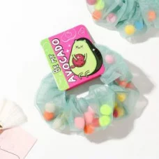 Резинка для волос "Авокадо", диам. 10 см 6858802