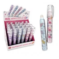 Ластик DL-407 "Тропики" сегментный, 115х16мм, 5 сегментов, в пластиковом корпусе с рисунком, ассорти, ZD-0013 334340