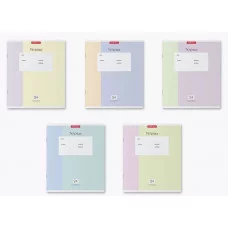 Тетрадь школьная ученическая ErichKrause Optima Blocks ассорти 24 листа линейка 58226