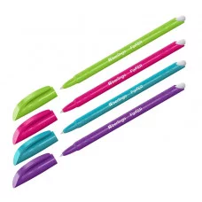 Ручка гелевая стираемая Berlingo "Fixxer" синяя, 0,5мм, корпус ассорти 371285