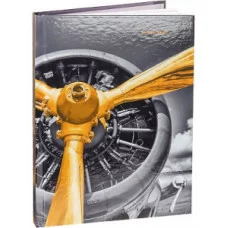 ЕЖЕДНЕВНИК А5,80л. ЖЁЛТЫЕ ДЕТАЛИ - 1 (80-6022) 7БЦ,контраст,цв.мел обл,недатир ТМ"Collezione" 80-6022