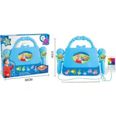 Микрофон на бат.(свет,звук)в коробке 2013B