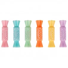 Текстовыделитель двусторонний MESHU "Candy", мини, ассорти, пулевидный/скошенный, 2/4мм 313809