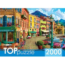 TOPpuzzle. ПАЗЛЫ 2000 элементов. ХТП2000-1595 Прогулка по солнечной набережной