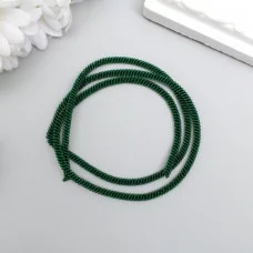 Канитель мягкая, витая 3 мм матовый, изумруд 5 гр 6708975