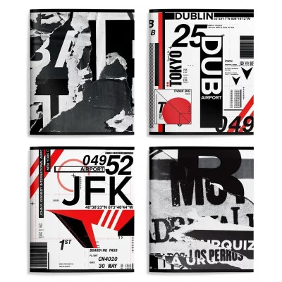 Тетрадь 48 л. А5+ лин. скреп. офс. Schoolformat АНДЕГРАУНД мел. карт., спл. УФ-лак 249238