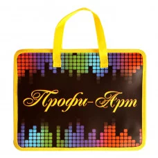 Папка школьная для тетрадей А4 на молнии с ручками "Профи-арт", пластик, 32*26*8 см. 2025 Профи-Арт /1 /12 /0/120 290657