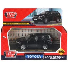 Машина металл TOYOTA LAND CRUISER PRADO длина 10,5 см инерц черный 407297