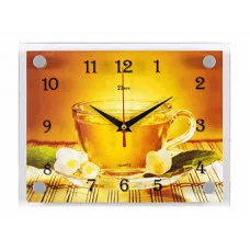 Часы настенные 21 Век Чашечка чая 2026-893 Час406