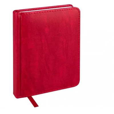 ЕЖЕДНЕВНИК А6, 128л. недатир. EVERYDAY CHRONICLES - RED (128-5037) кожзам (красный) 128-5037