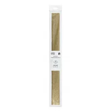 Бумага крепированная ТРИ СОВЫ, 50*250см, 22г/м2, золотая, в рулоне, пакет с европодвесом 334862