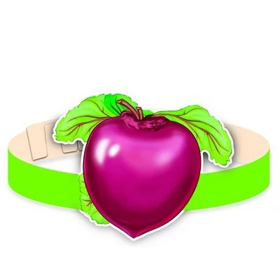 МА-9676 Маска-ободок. Свекла / Маски-ободки Сфера (о) Маски