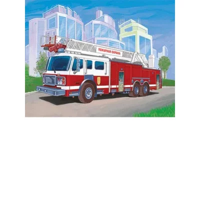 Пазл Пожарная машина 0+