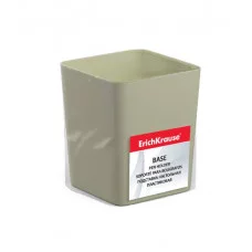 Подставка настольная пластиковая ErichKrause® Base, Pastel, желтая 51500