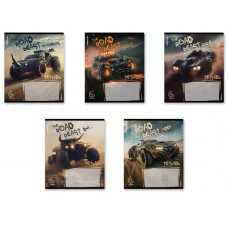 Тетрадь школьная ученическая ErichKrause Road Beast, 18 листов, клетка, выборочный УФ-лак 018019154-63268