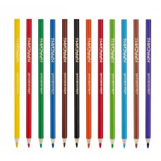 Карандаши акварельные Красин "Айвазовский", 12цв., трехгран., заточен., картон, европодвес 377113