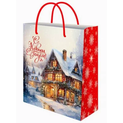 Пакет подарочный с глянц.лам. 18х23х10 см (M) Исполнение желаний 157г ППК-2321