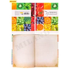 Записная книжка А5 Здоровое питание 128л, 7БЦ, поролон, 128-9228