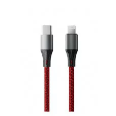 Кабель Accesstyle (CL30-F100M) USB-C - 8-pin Black 4650279141056