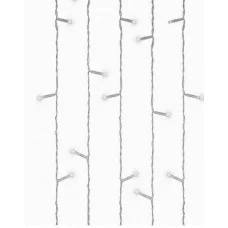 MILED Гирлянда Занавес. 2*1,5 м 80 ламп холодный белый свет 8 режимов ГЗ-0036