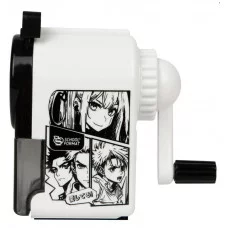 Точилка механ. Schoolformat АНИМЕ, корпус пластик ассорти с контейнером 252143