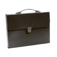 Портфель А4 "de VENTE" Daily на замке, 1отд. непроз. черный 3073405 3073405