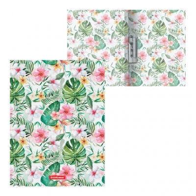 Папка с боковым зажимом пластиковая ErichKrause® Tropical Nature, A4  49379