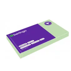 Самоклеящийся блок Berlingo "Ultra Sticky", 125*75мм, 100л., пастель, зеленый 270281