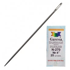 Иглы для прошивки документов (игла цыганская), комплект 25 шт., размер 10 см, бумажная упаковка, N-270 603555