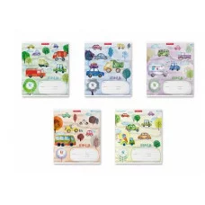 Тетрадь школьная ученическая ErichKrause Автопарк 12 листов линейка 51414