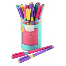 Ручка гел. LOREX NEON Slim Soft Grip 0,5 мм синий "пиши-стирай" прорезин. корпус 211849