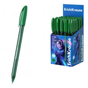 Ручка шариковая ErichKrause U-108 Stick Original 1.0, Ultra Glide Technology, цвет чернил зеленый 63102