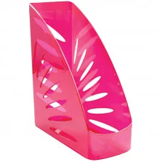 Лоток для бумаг вертикальный Стамм "Тропик", тонированный, цвет вишня Стамм 215497