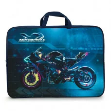 ПМД 3-20 Кибермото -папка менеджера А3(ручка - тесьма),п/э с диз., 475х345х45 мм