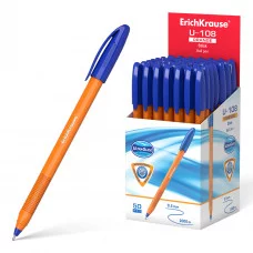 Ручка шариковая ErichKrause® U-108 Orange Stick 1.0, Ultra Glide Technology, цвет чернил синий  47582