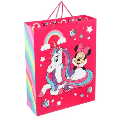 Пакет подарочный, Минни Маус, 31х40х11,5 см 9286098