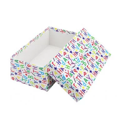 Коробка прямоугольная подарочная Буквы 23,5 х 15,5 х 10 см РазборПП-4528