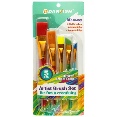 Кисти набор 5шт/уп "Darvish" синтетика DV-10493