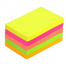 Блок с липким краем 51мм*76мм 400л, 5 цвета флуор 5491829