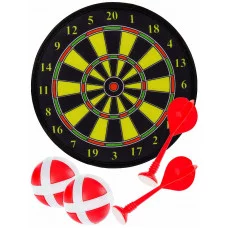 ДАРТС "ПОПАДИ В ЦЕЛЬ-4" (28см) (на липучке;2 шарика,2 дротика).Серия"Спорт и отдых" (Арт. Y22983033) Y22983033