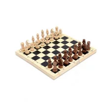Шахматы из дерева обиходные парафинированные в комплекте  с доской (290*145*40 мм) ИН-3880 466-5-303-23880-0